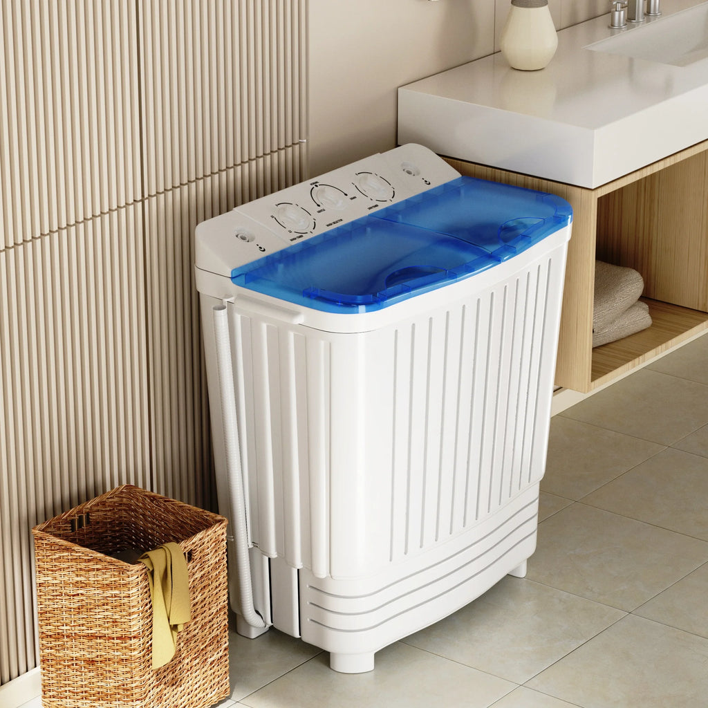 Portable Twin Tub Washer & Dryer Combo, 2.33 cu.ft., Blue V943121