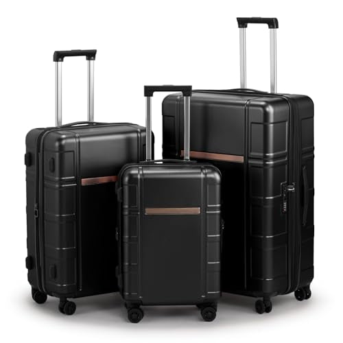 Luggage Expandable 3 Piece Set Suitcase with TSA Lock Spinner Wheels 20/24/28in S545211