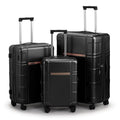 Luggage Expandable 3 Piece Set Suitcase with TSA Lock Spinner Wheels 20/24/28in S545211
