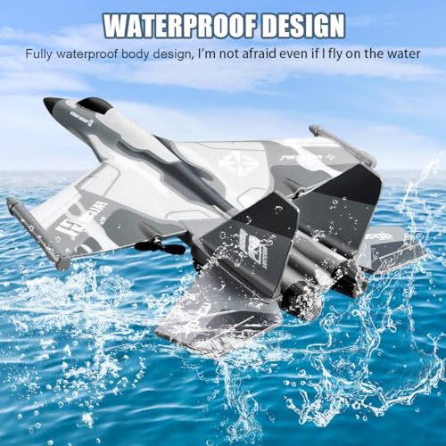 F-22 Stealth Raptor Remote Control Airplane, 3 Channel Stunt Fighter for Beginners J844540