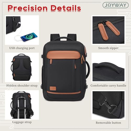 Expandable Carry-On Luggage Set, Lightweight Hard Shell 20 Inch with Spinner Wheels M12570