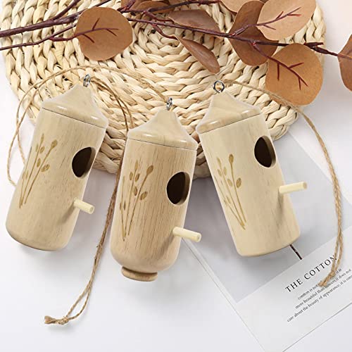 Wooden Hummingbird House for Outside Hanging C912081