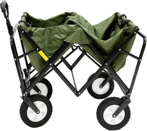 Collapsible Steel Frame Utility Wagon for Camping and Garden M61656