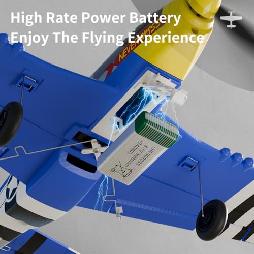 RC Plane 4 Channel Remote Control Airplane with 6-Axis Gyro M949653