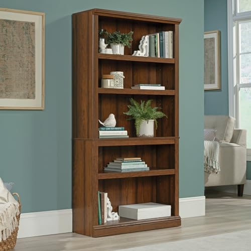 5 Tier Book Shelf Wooden Bookcase for Home Office Living Room C105