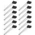 BBOUNDER 12 Pack Linkable LED Shop Light with Reflector, Super Bright 5000K Daylight, 4400 LM, 4 FT, 48 Inch Integrated Fixture for Garage, 40W Equivalent 250W, Surface & Suspension Mount, White