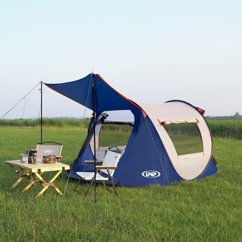 Pop-up Tent for 3 Person Camping, Portable Beach Shade with Carrying Bag P968