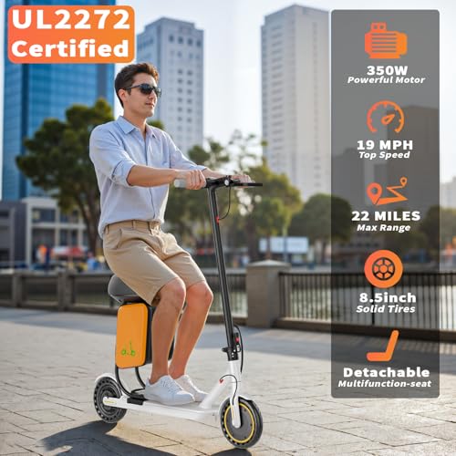 Foldable Electric Scooter for Adults, 22 MPH, 22 Miles Range A144