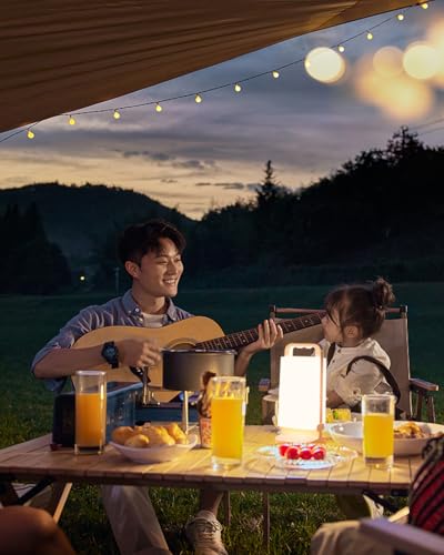 Solar Camping Lantern 6000mAh Rechargeable Dimmable Waterproof with USB Charging U64957