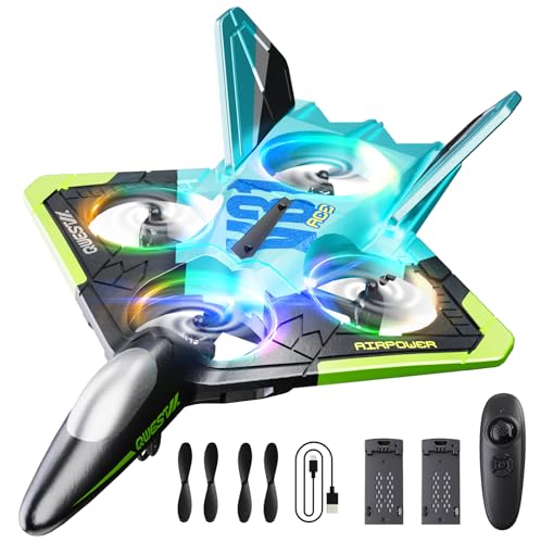 RC Plane with Camera, Foam Remote Control Drone for Kids and Adults V58020