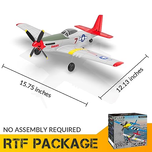 RC Plane 4 Channel Remote Control Fighter Airplane with 6-Axis Gyro, Easy to Fly for Beginners L2816