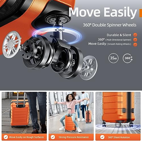 Expandable Luggage Set with TSA Lock A418040
