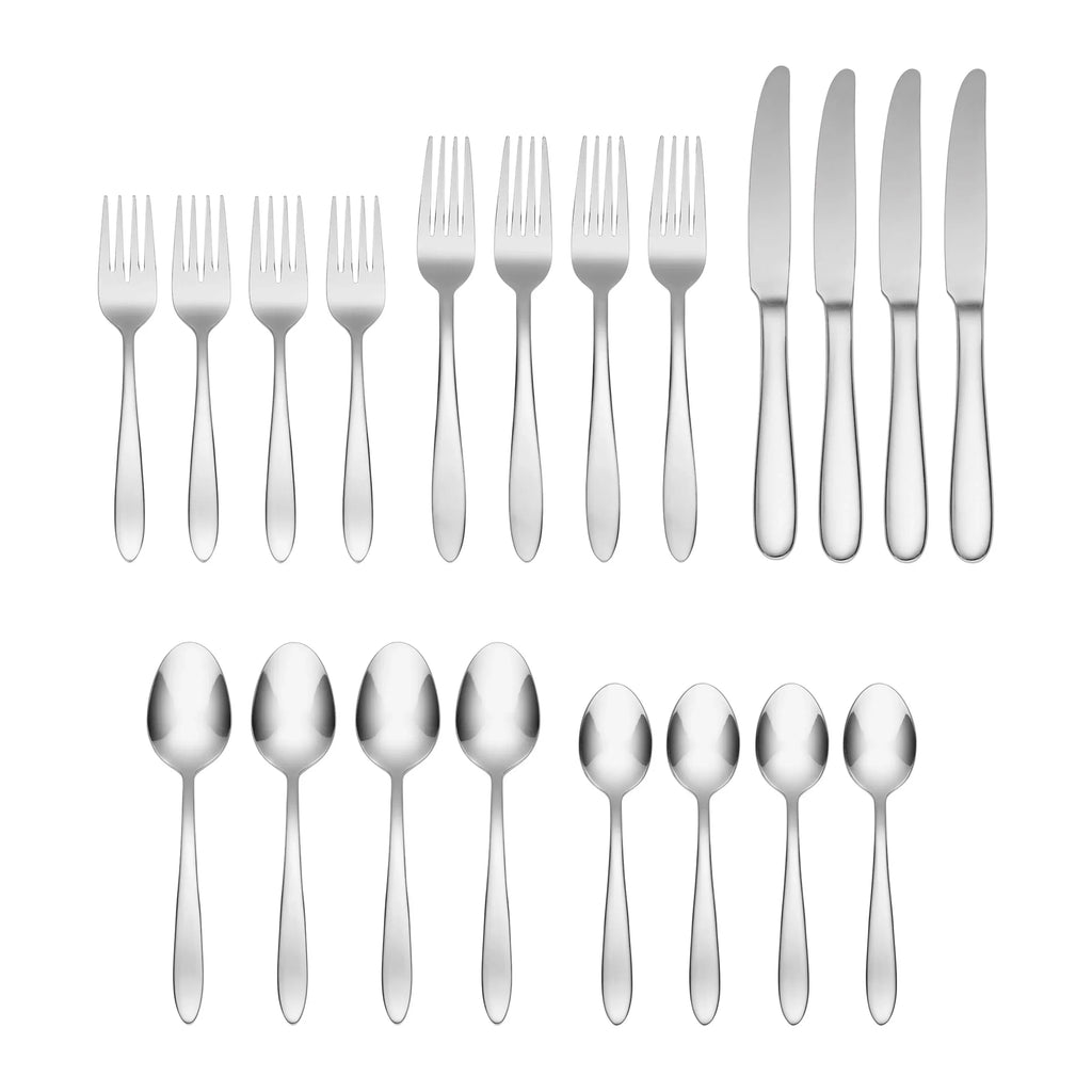20 Piece Everyday Flatware Set, Service for 4 F76664