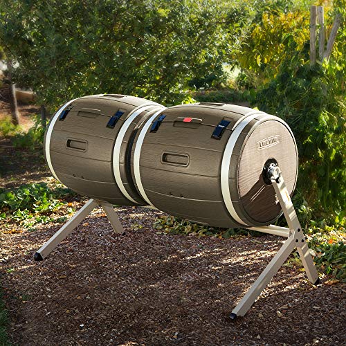 Double Bin Rotating Composter, 100 Gallon U7289