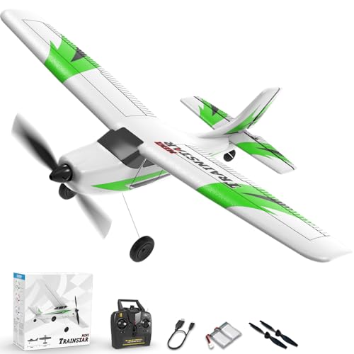 RC Plane Trainer 3CH Remote Control Airplane with 6-Axis Gyro Stabilizer C39075