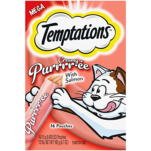 Creamy Puree Lickable Cat Treats, 0.42 oz Tubes, 48 Count Y26330