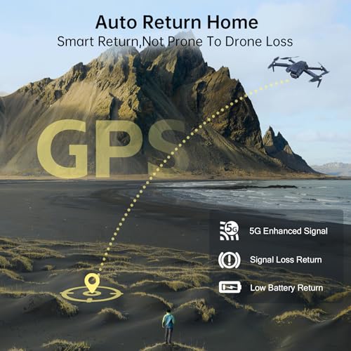 GPS Drone with 4K UHD Camera for Adults, 90 Min Flight Time B309279