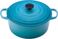 Le Creuset Signature Caribbean Enameled Cast Iron Round French Oven, 5.5 Quart