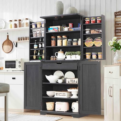 Farmhouse Storage Cabinet with Barn Doors and Adjustable Shelves X3170
