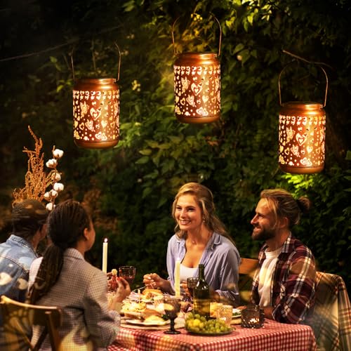 Solar Lanterns Outdoor Turtle Garden Decor Waterproof Hanging Light L4405