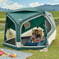 4/6/8 Person Instant Cabin Tent, Easy 60 Second Setup Family Tents for Camping, Pop up Camping Tent, Large Waterproof Tents for Outdoor Camping, Spacious Interior, Upgraded Ventilation