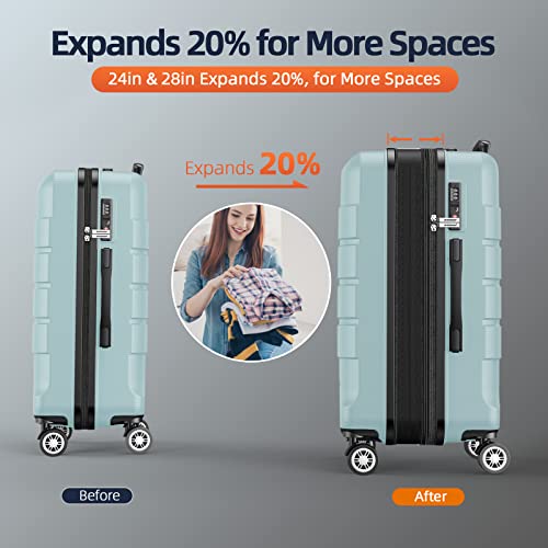 Expandable Luggage Set with TSA Lock A418040