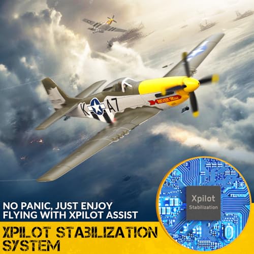 RC Plane 4 Channel Remote Control Fighter Airplane with 6-Axis Gyro, Easy to Fly for Beginners L2816