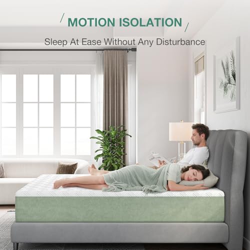 Twin Mattress, 12 Inch Gel Memory Foam, Medium Firm Feel K502