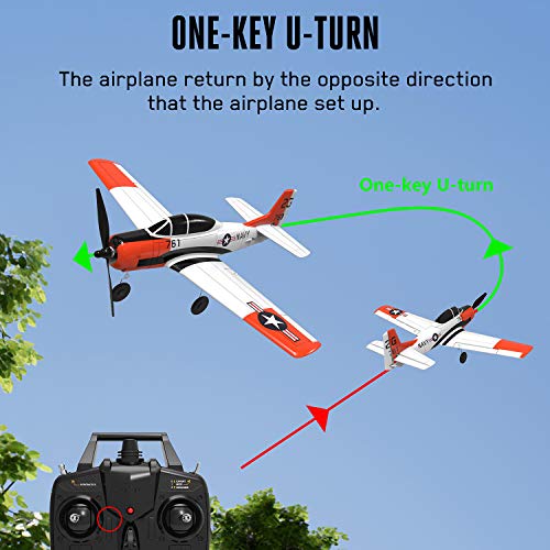 RC Airplane 2.4Ghz 4 Channel Remote Control with Aileron, Ready to Fly A593