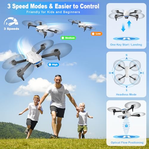 Foldable Camera Drone for Adults with Carrying Case P8855