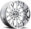 Vision 412 Rocker 20x9 Wheel Rim 5x150 Chrome 20" Inch 12mm