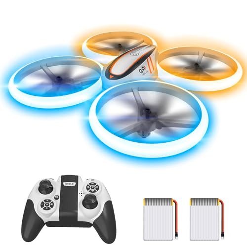RC Drone with 720P HD FPV Camera for Kids with LED Light and Remote Control Q603