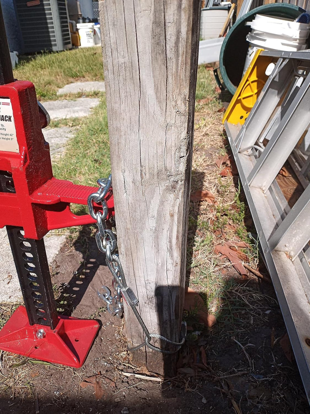 Remove Fence Poles Even Broken Posts A65423