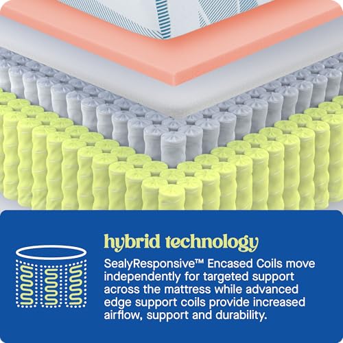 Hybrid Mattress-in-a-Box, Queen, Gel Memory Foam E336522