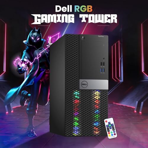RGB Gaming Desktop PC - Intel Core i7, GTX 1050 Ti, 16GB RAM, 512GB SSD, WiFi, Windows 10 Pro A908642