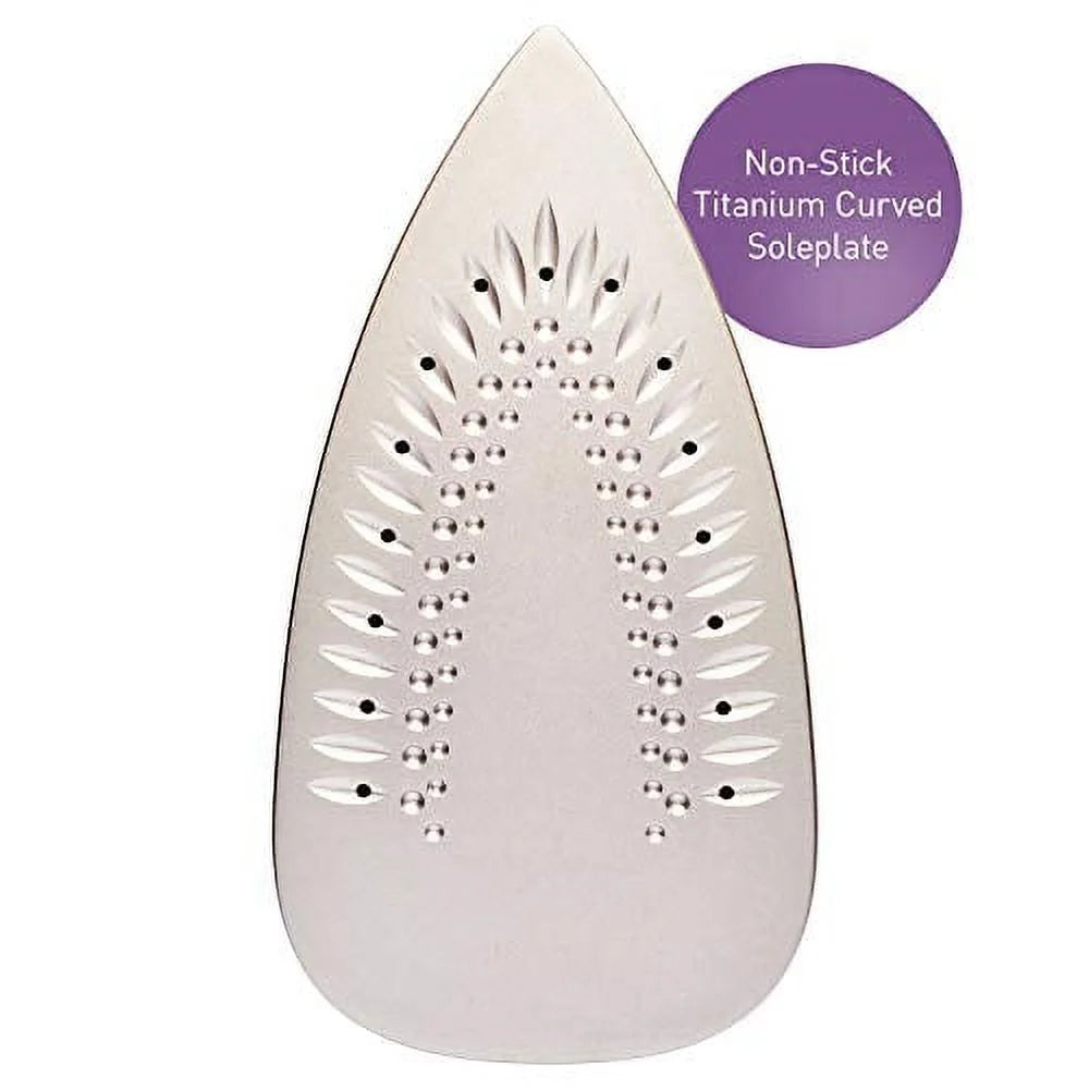 1500W Titanium Coated Sole Plate Steam/Dry Iron N585