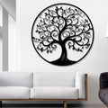 rumloch Tree of Life Wall Art,Tree of Life Wall Decor,Metal Tree Wall Art,Circle of Life Metal Tree Wall Art,Dining,Bedroom Living,Room Decor for Wall (47×47 cm/19"×19" in, Style 1)
