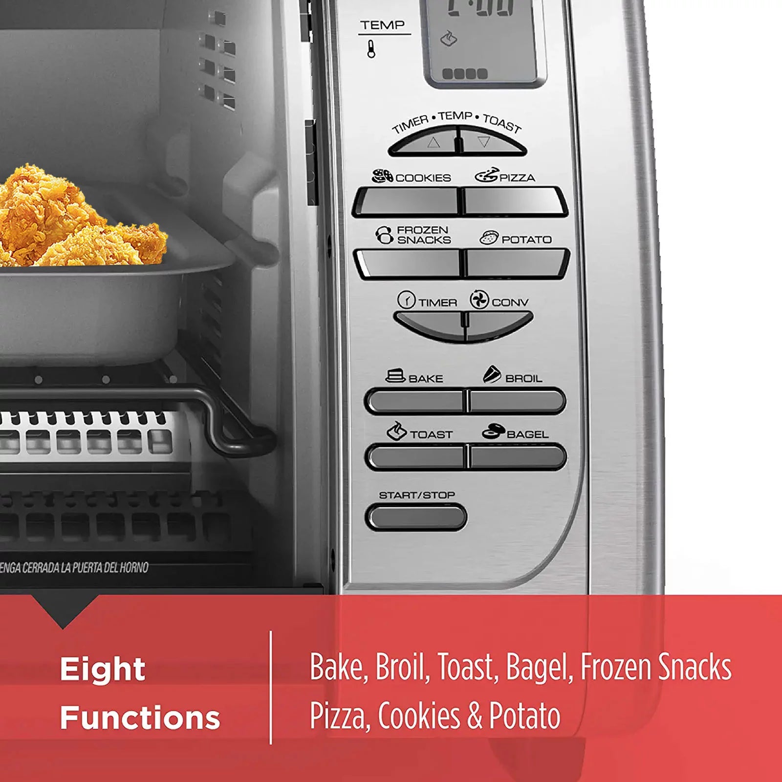 Countertop Convection Toaster Oven for Bake Broil and Toast U12778