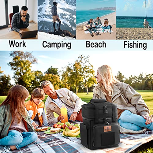 Tactical Expandable Insulated Lunch Bag, Waterproof Cooler for Work and Outdoor, 15L K52184