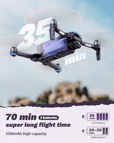 Drone with 6K Camera, 3-Axis Gimbal, 70Mins Flight Time M21746