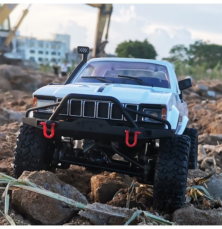 RC Crawler 4x4 Offroad Truck with LED Light, 2.4GHz 1/16 Scale RTR H492425