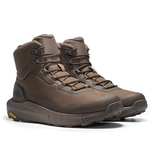 Men's Tactical Hiking Boots Lightweight Cushion Sole Side Zipper 8 Inches C799