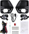 Fog Lights Kit Compatible for 2023 2024 Chevy Colorado Front Bumper LED Fog Light with Fog Light Cover and Wire Harness, Fog Lamps Assembly Driver & Passenger Side
