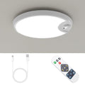 Battery Powered Ceiling Light, Wireless Led Ceiling Light with Remote, Motion Sensor Light Indoor Rechargeable, Shower Light for Inside Shower, Closet Light Motion Sensored Battery Operated